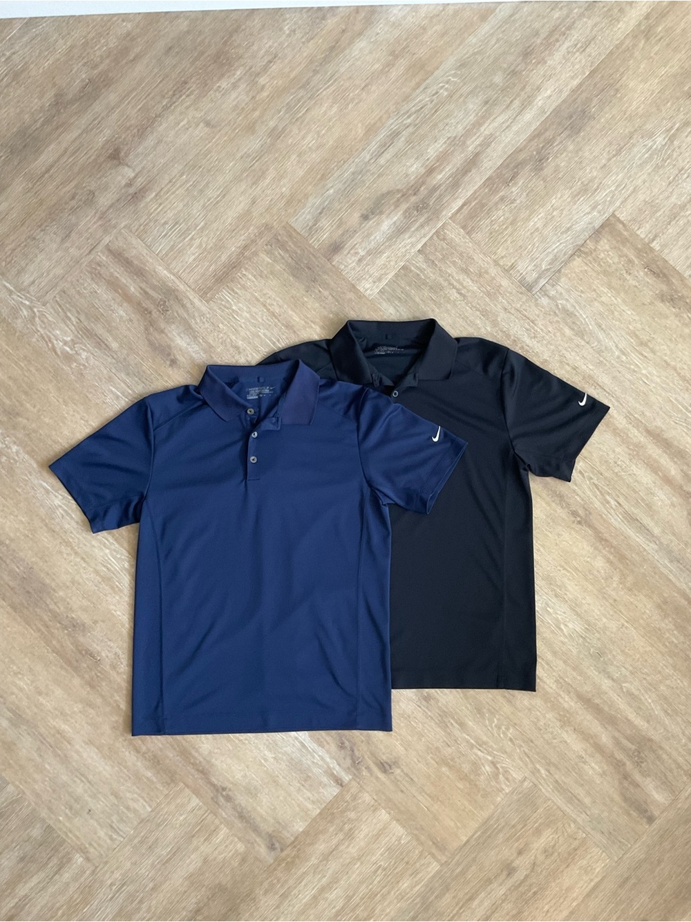 Nike Men’s Polo Shirt Duo - Navy and Black
